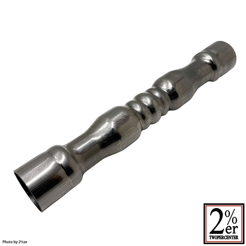 "CRAZY"リップルパイプ　42.7mm絞り(1-3/4パイプ用）