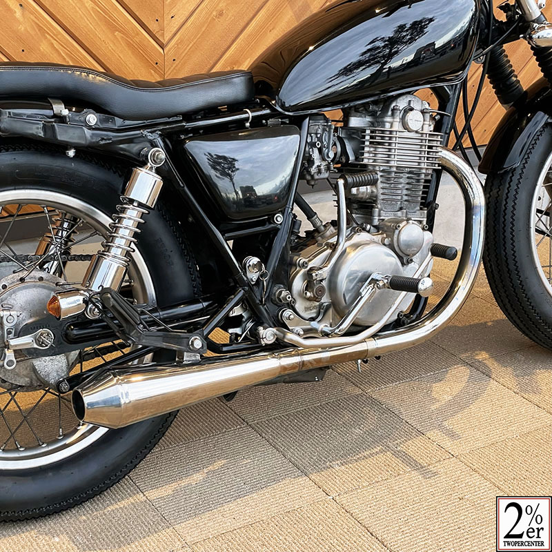 SSR400 SR500 社外 コンチマフラー スリップオン Conti ◆返品可 ●120サイズ T091903H T12H 220/2