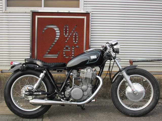 SR400/500用 リアＳＴＤショートフェンダー ＦＲＰ / 2％er