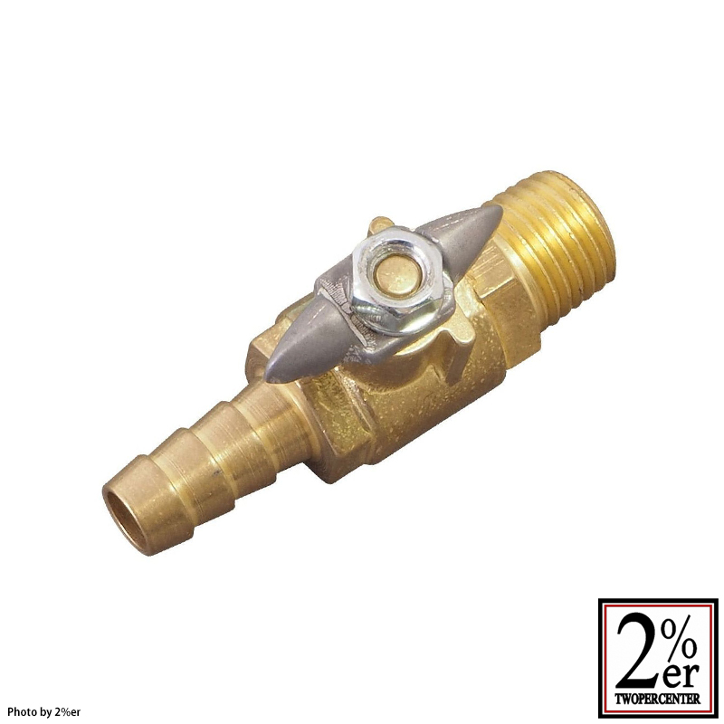 ウイングタイプ ブラスペットコック 1/4 MALCOM SUPPLY