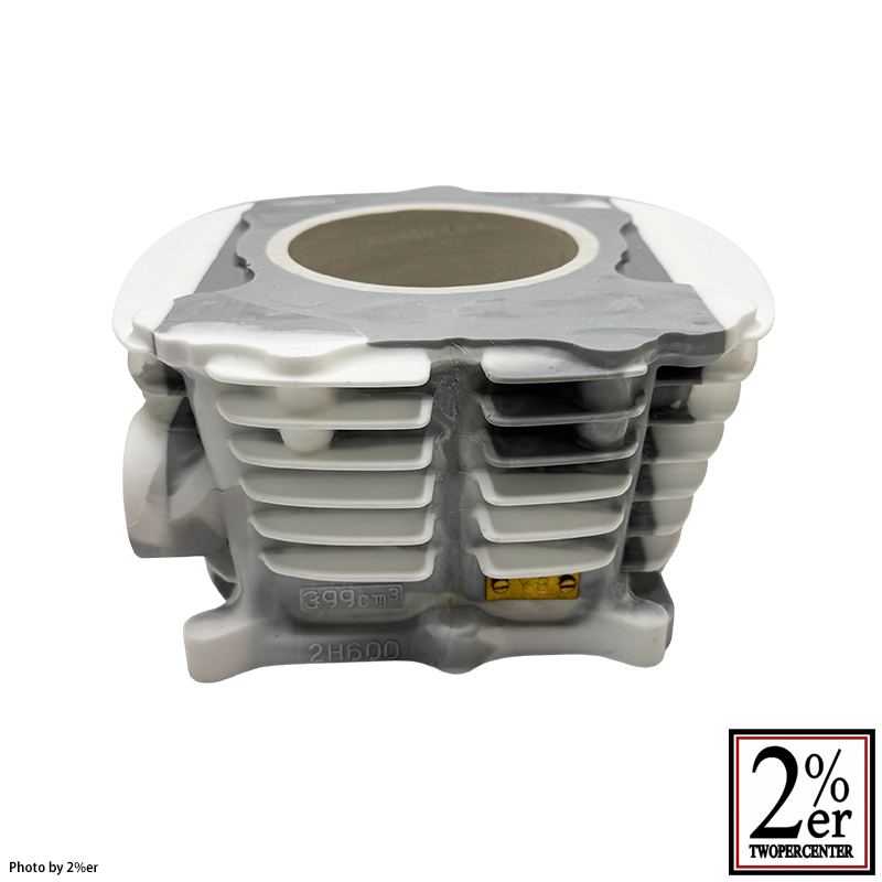 SRシリンダーポット ホワイト＆グレーマーブル