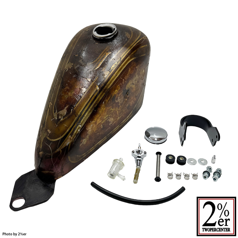 BACON ナロースポーツスタータンク ボルトオンキット ① SR400/500