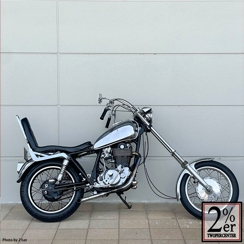 SR400 / 500 フロントフォークカバー ブラック