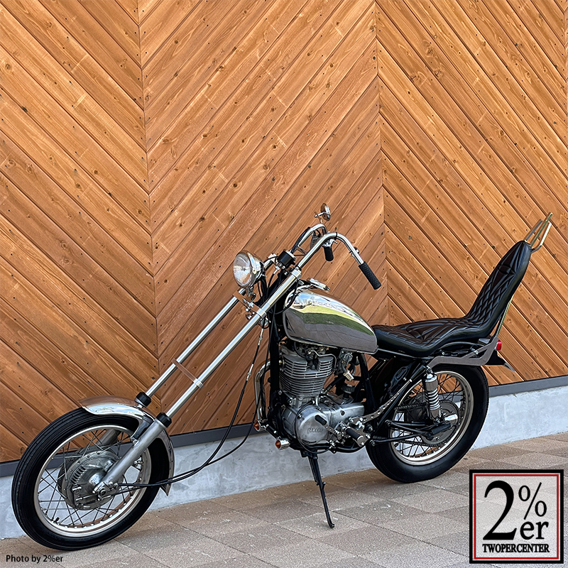 ドリルドミッドハイ ジョッキーシフトキット クローム SR400/500