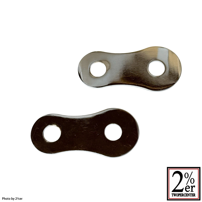 SR400/500 純正ウインカー移設ステー　クローム