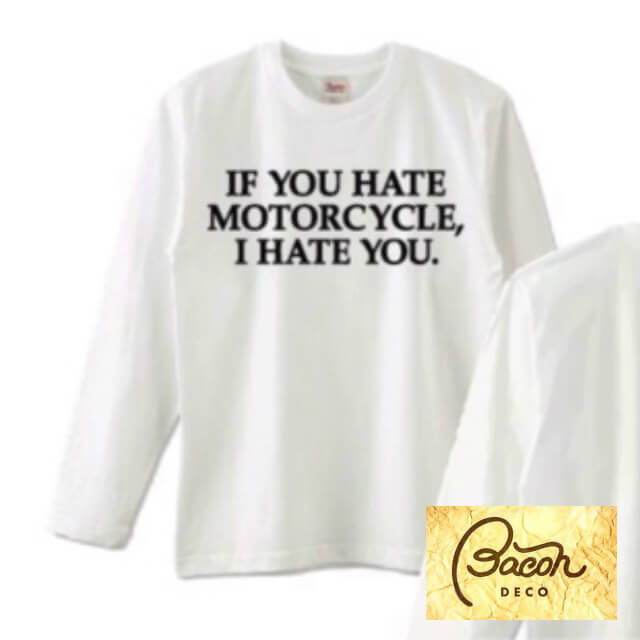 BACON ロングスリーブＴシャツ ホワイトのイメージ